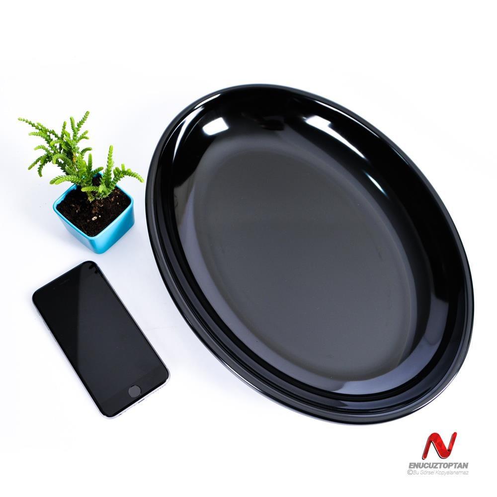 Göreme 518 Termostar Kırılmaz Melamin Oval Sunum Tabağı No:1 34cm | ID4916