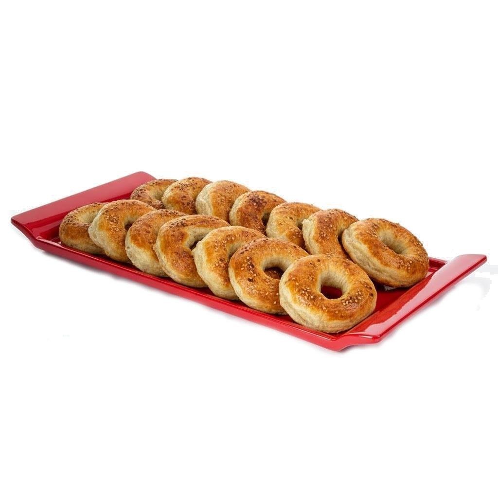 Göreme 519 Termostar Kırılmaz Melamin Kahve Pasta Sunum Tepsisi 36 cm | ID4910