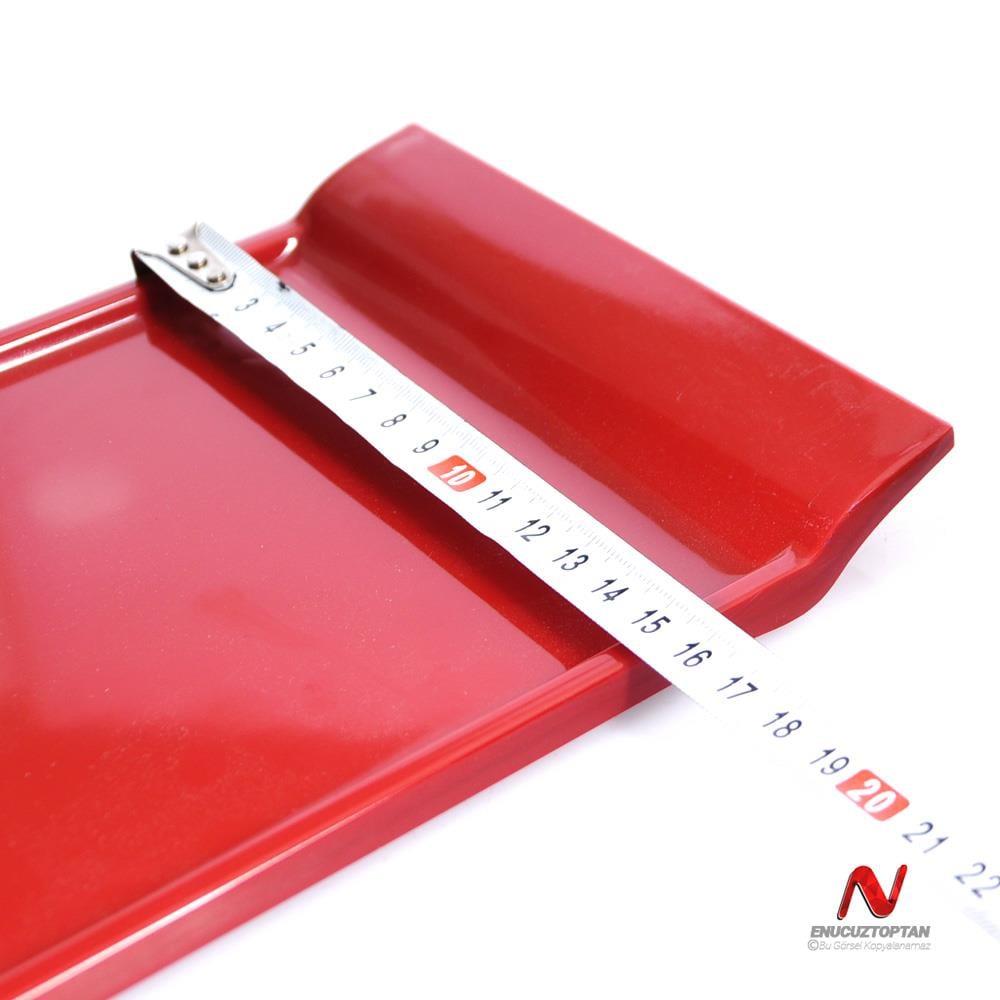 Göreme 519 Termostar Kırılmaz Melamin Kahve Pasta Sunum Tepsisi 36 cm | ID4910