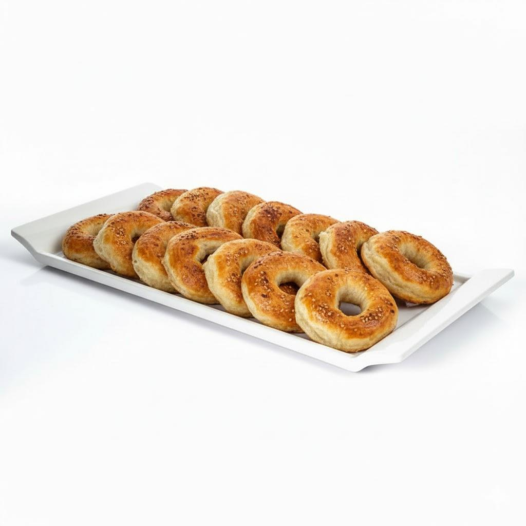 Göreme 519 Termostar Kırılmaz Melamin Kahve Pasta Sunum Tepsisi 36 cm | ID4910