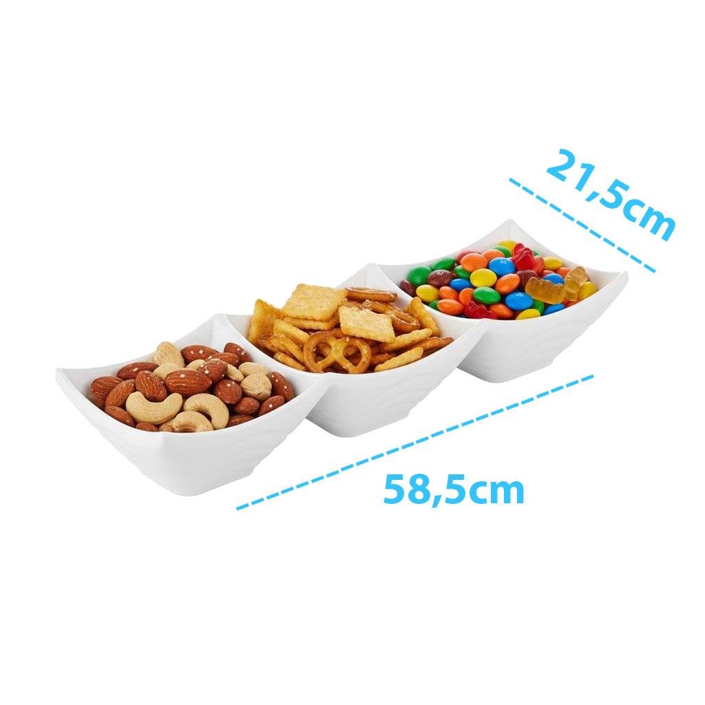 Göreme 524 Termostar Kırılmaz Melamin Üçlü Ürgüp Çerezlik Sosluk | ID4902