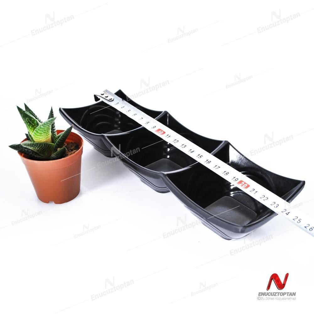 Göreme 524 Termostar Kırılmaz Melamin Üçlü Ürgüp Çerezlik Sosluk | ID4902