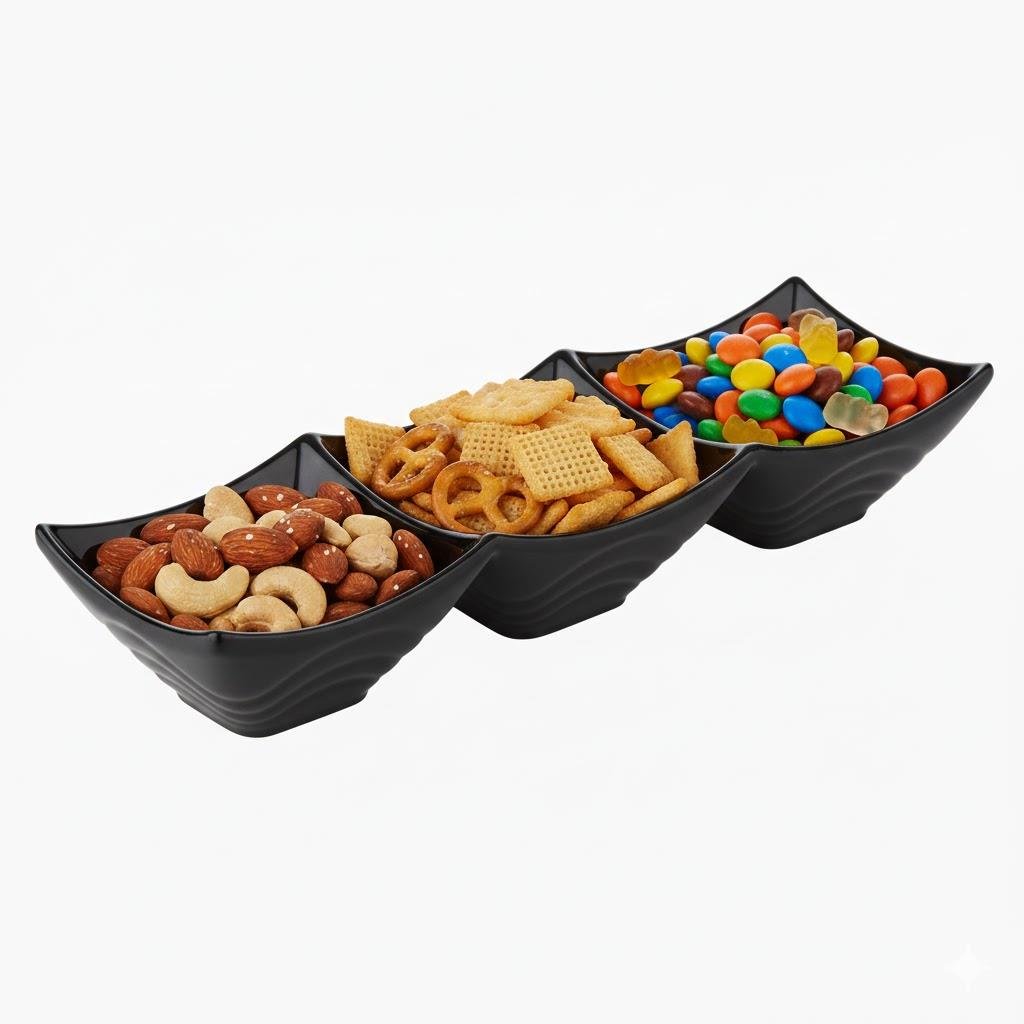 Göreme 524 Termostar Kırılmaz Melamin Üçlü Ürgüp Çerezlik Sosluk | ID4902