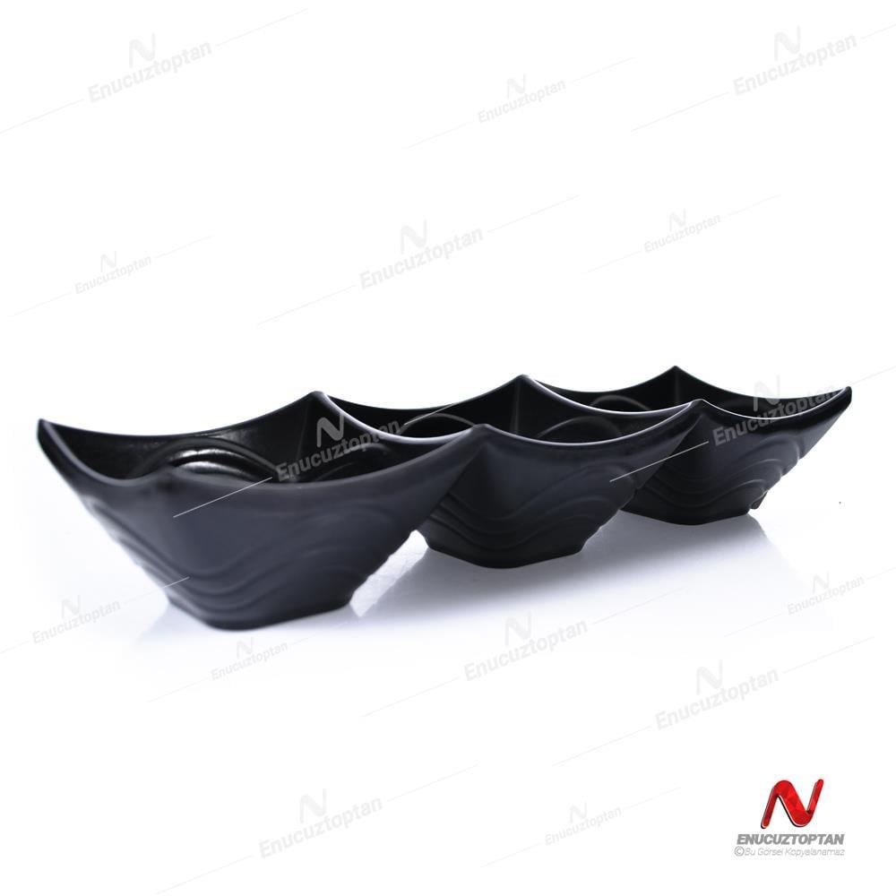 Göreme 524 Termostar Kırılmaz Melamin Üçlü Ürgüp Çerezlik Sosluk | ID4902