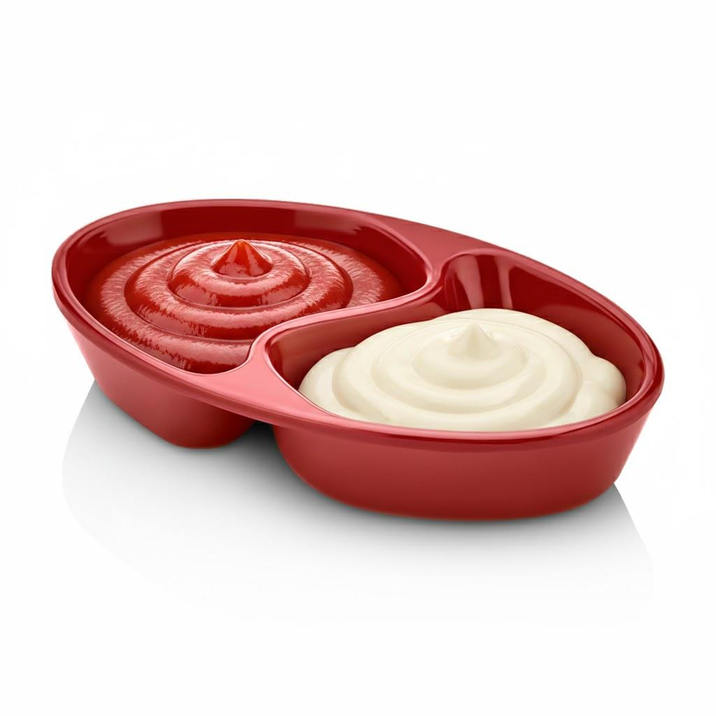 Göreme 526 Termostar Kırılmaz Melamin Minimalist Sosluk 6x10,5