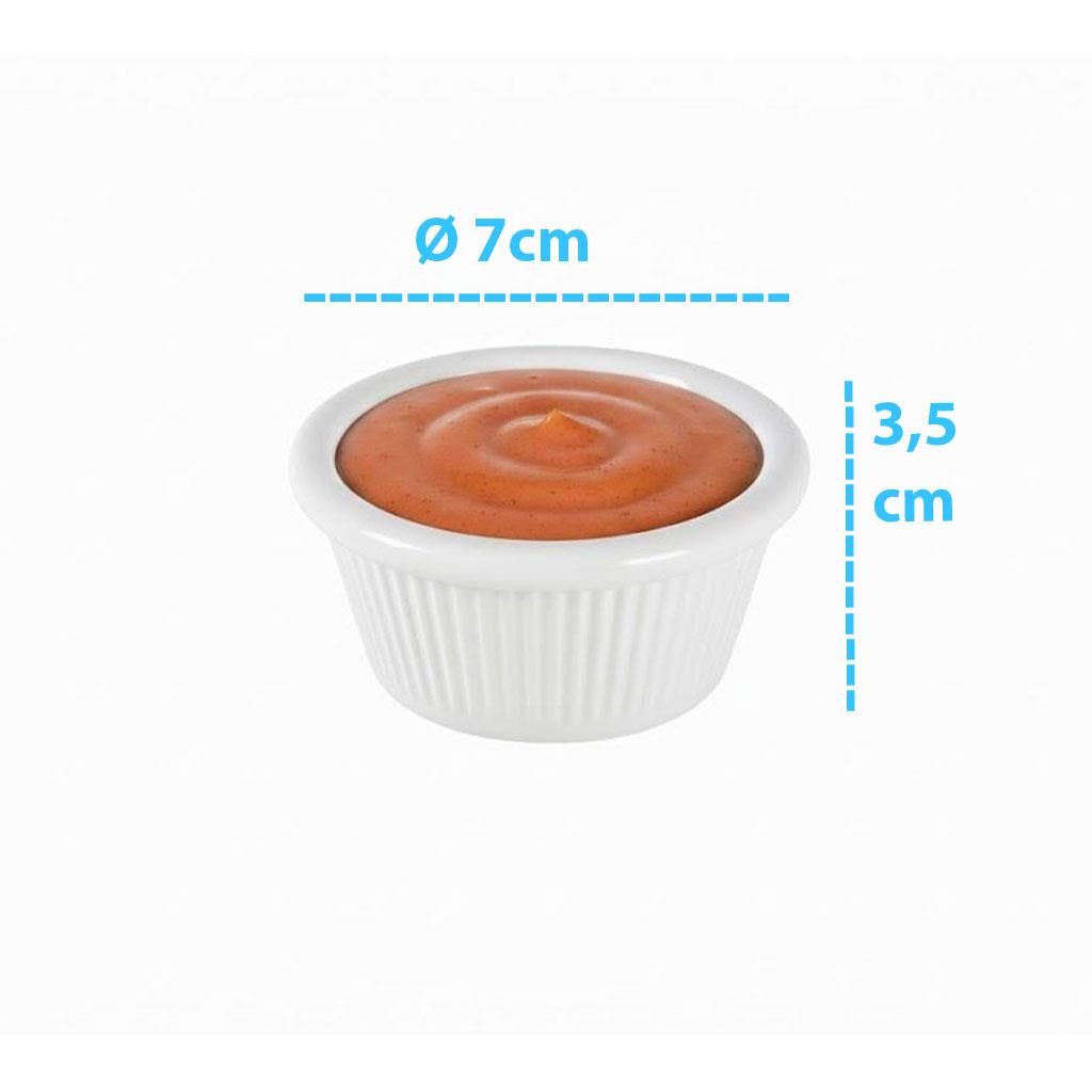 Göreme 527 Termostar Kırılmaz Melamin Sosluk Yuvarlak | ID3208