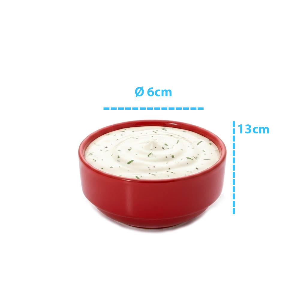 Göreme 529 Termostar Melamin Sosluk Yuvarlak 6 Santim Sosluk  | ID3200