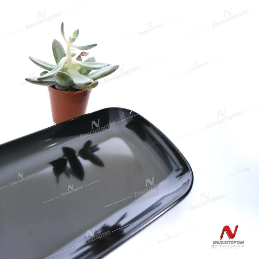 Göreme 530 Termostar Kırılmaz Melamin Köşeli Pide Servis Sunum Tabağı | ID4900 