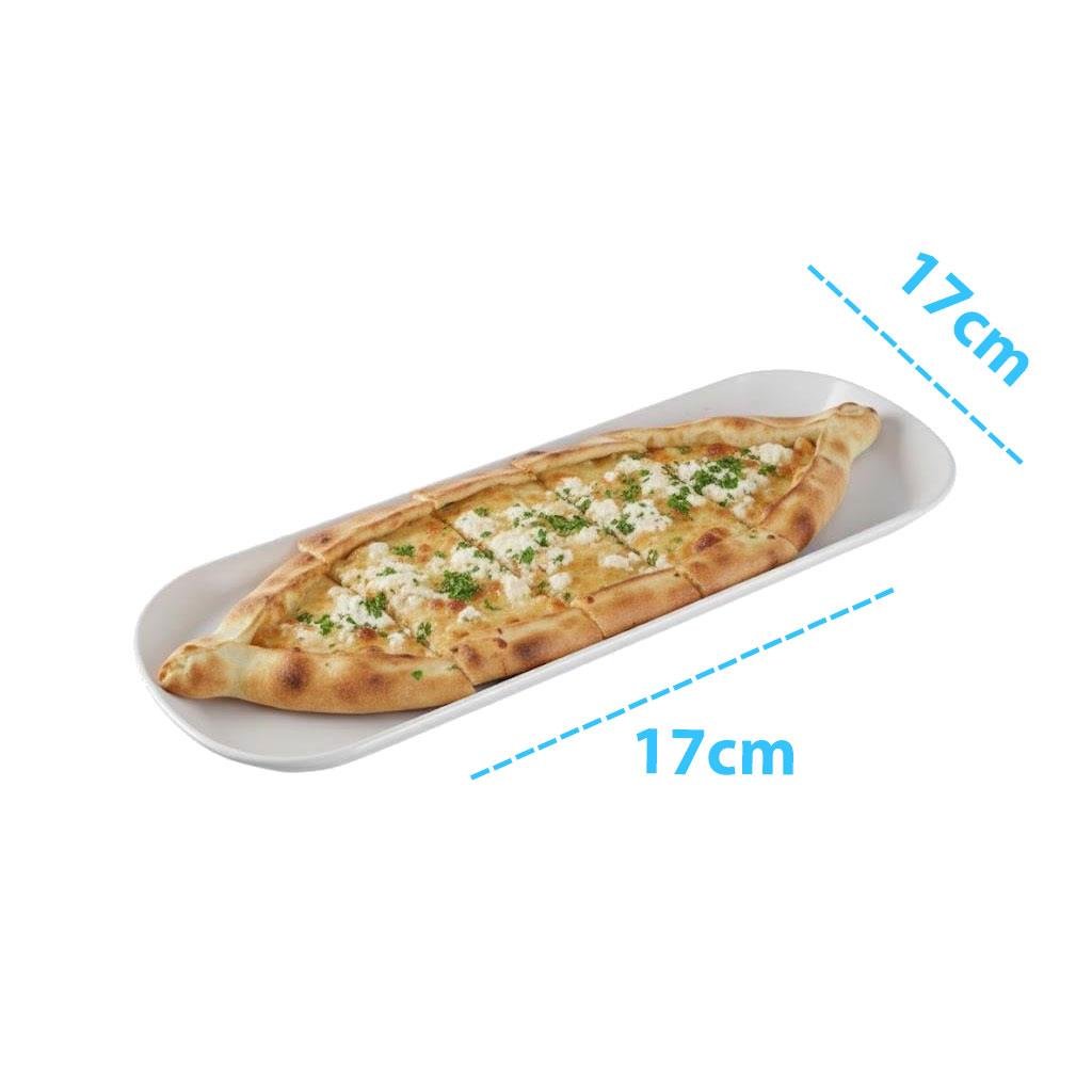 Göreme 531 Kırılmaz Melamin Uzun Servis Pide Tabağı Oval | ID3203