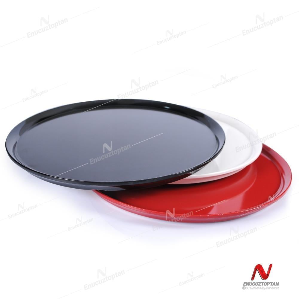 Göreme 532 Termostar Kırılmaz Melamin Pastahane Sunum Servis Tepsisi 33cm | ID2987