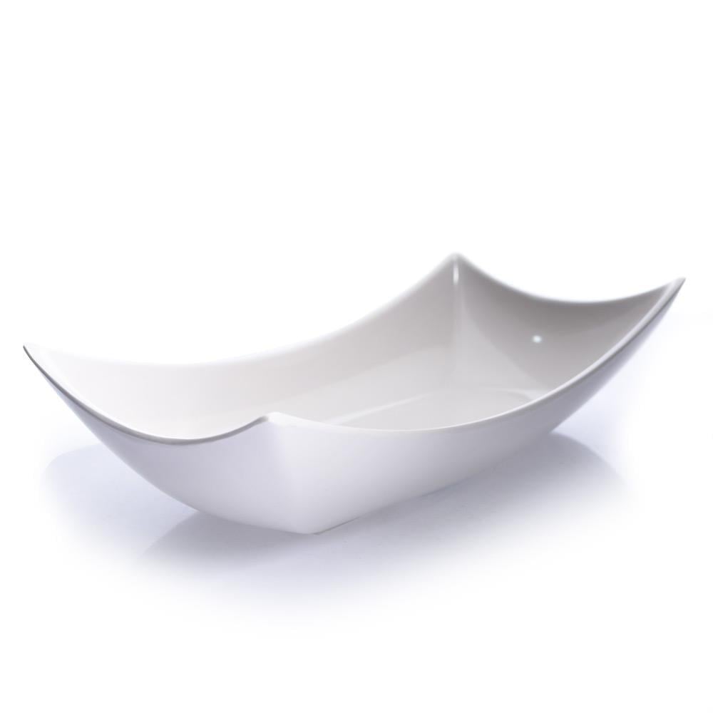 Göreme 539 Termostar Kırılmaz Melamin Servis Tabağı 28x15cm No:1| ID4926