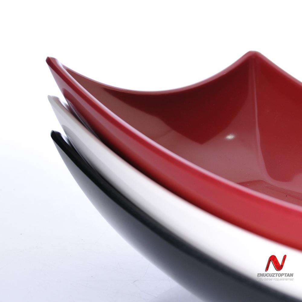 Göreme 539 Termostar Kırılmaz Melamin Servis Tabağı 28x15cm No:1| ID4926