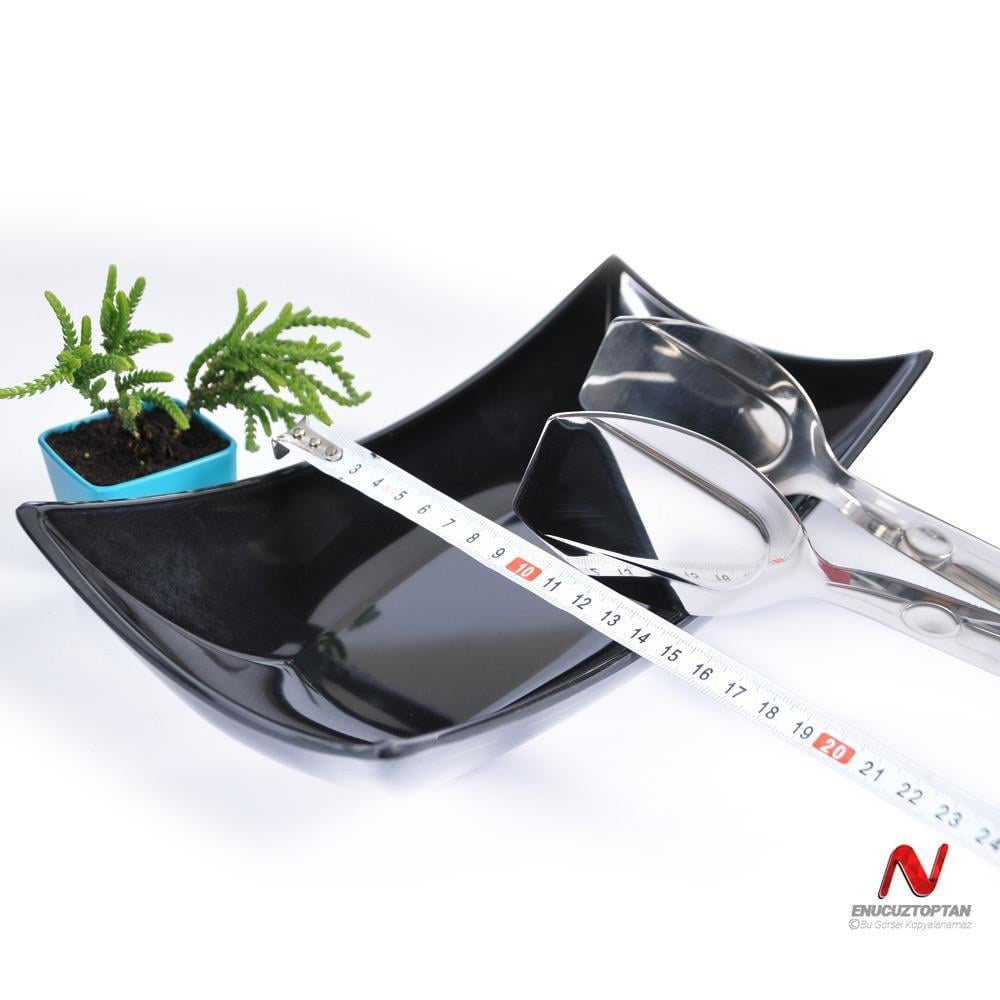 Göreme 539 Termostar Kırılmaz Melamin Servis Tabağı 28x15cm No:1| ID4926