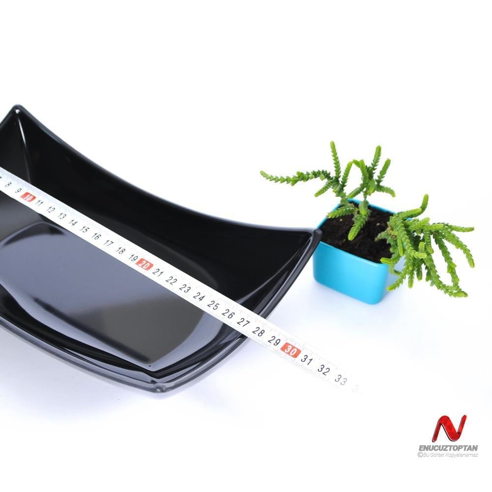 Göreme 539 Termostar Kırılmaz Melamin Servis Tabağı 28x15cm No:1| ID4926