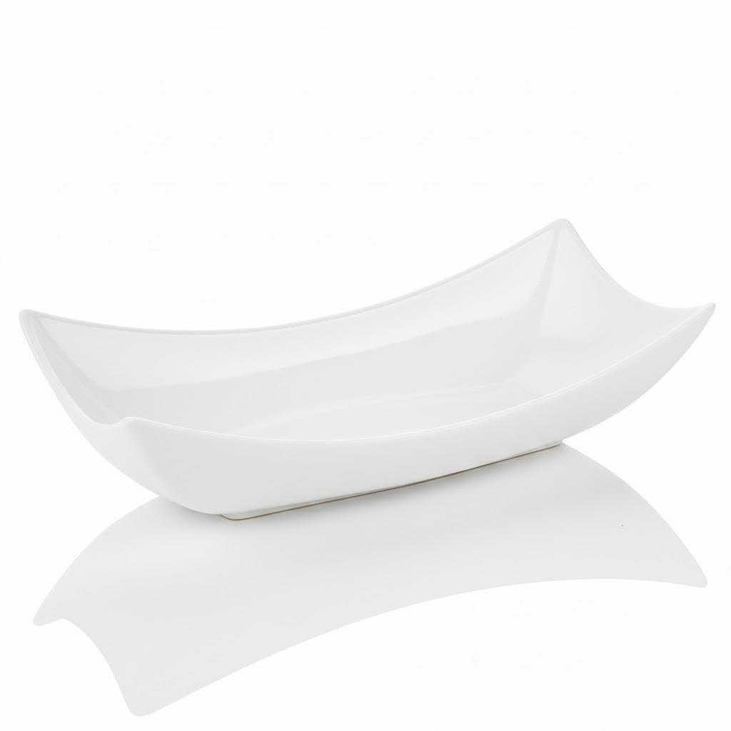 Göreme 540 Termostar Kırılmaz Melamin Servis Tabağı 38x19cm No:2 | ID4927