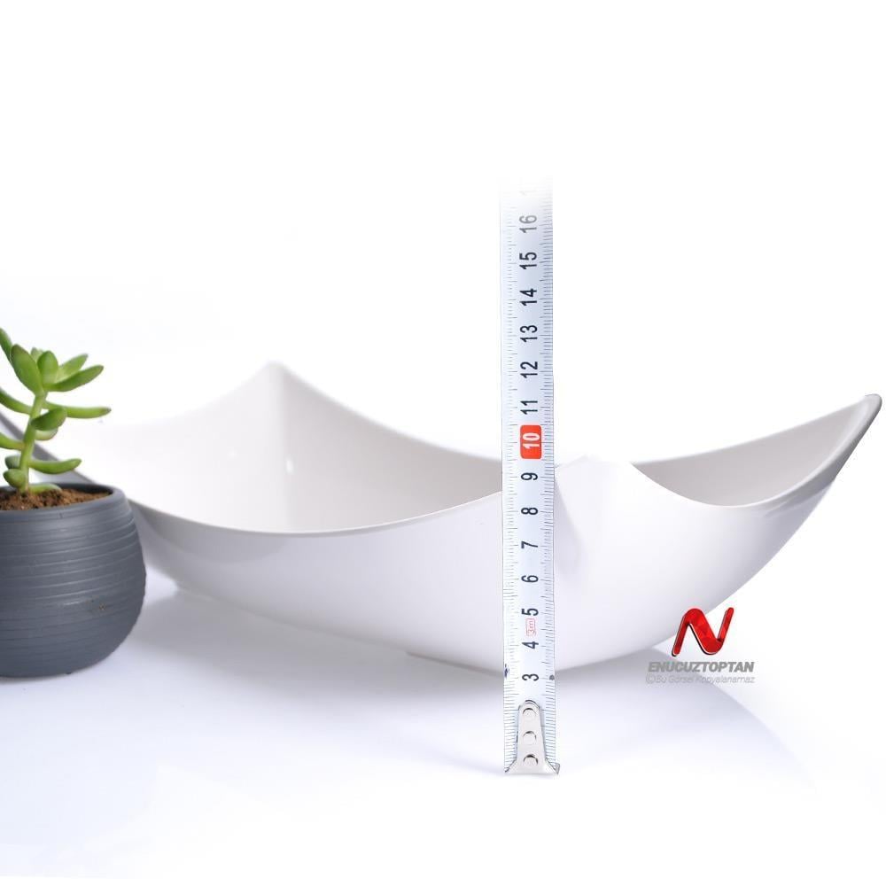 Göreme 540 Termostar Kırılmaz Melamin Servis Tabağı 38x19cm No:2 | ID4927