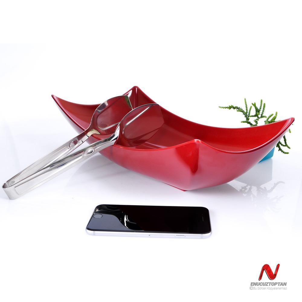 Göreme 540 Termostar Kırılmaz Melamin Servis Tabağı 38x19cm No:2 | ID4927