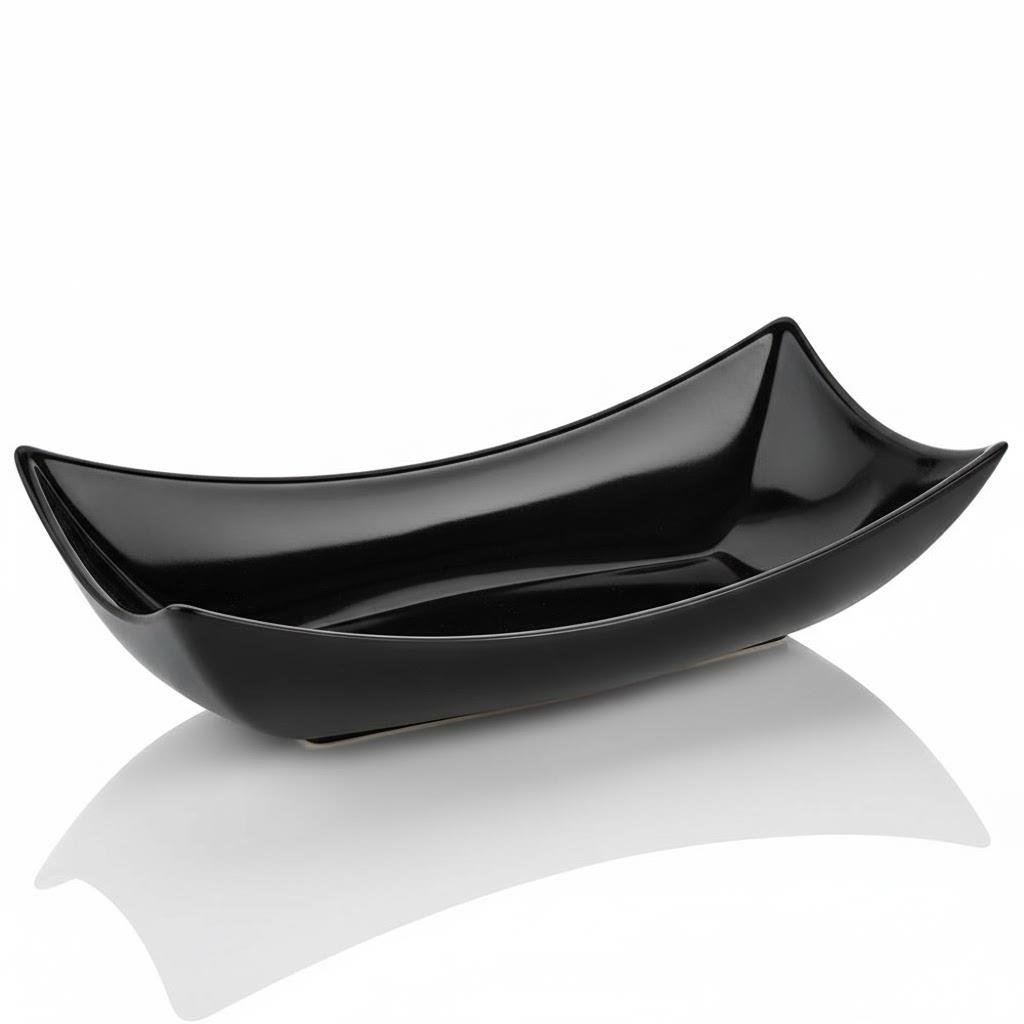 Göreme 540 Termostar Kırılmaz Melamin Servis Tabağı 38x19cm No:2 | ID4927