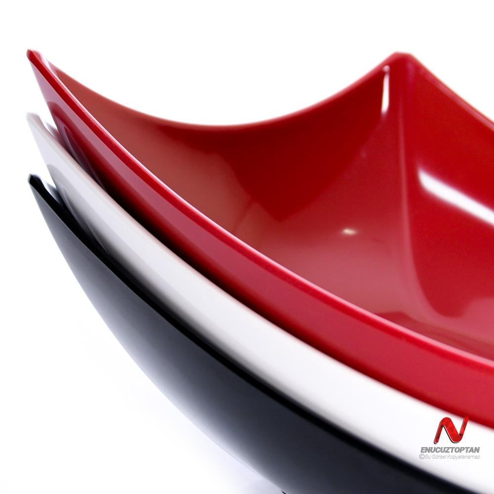 Göreme 540 Termostar Kırılmaz Melamin Servis Tabağı 38x19cm No:2 | ID4927