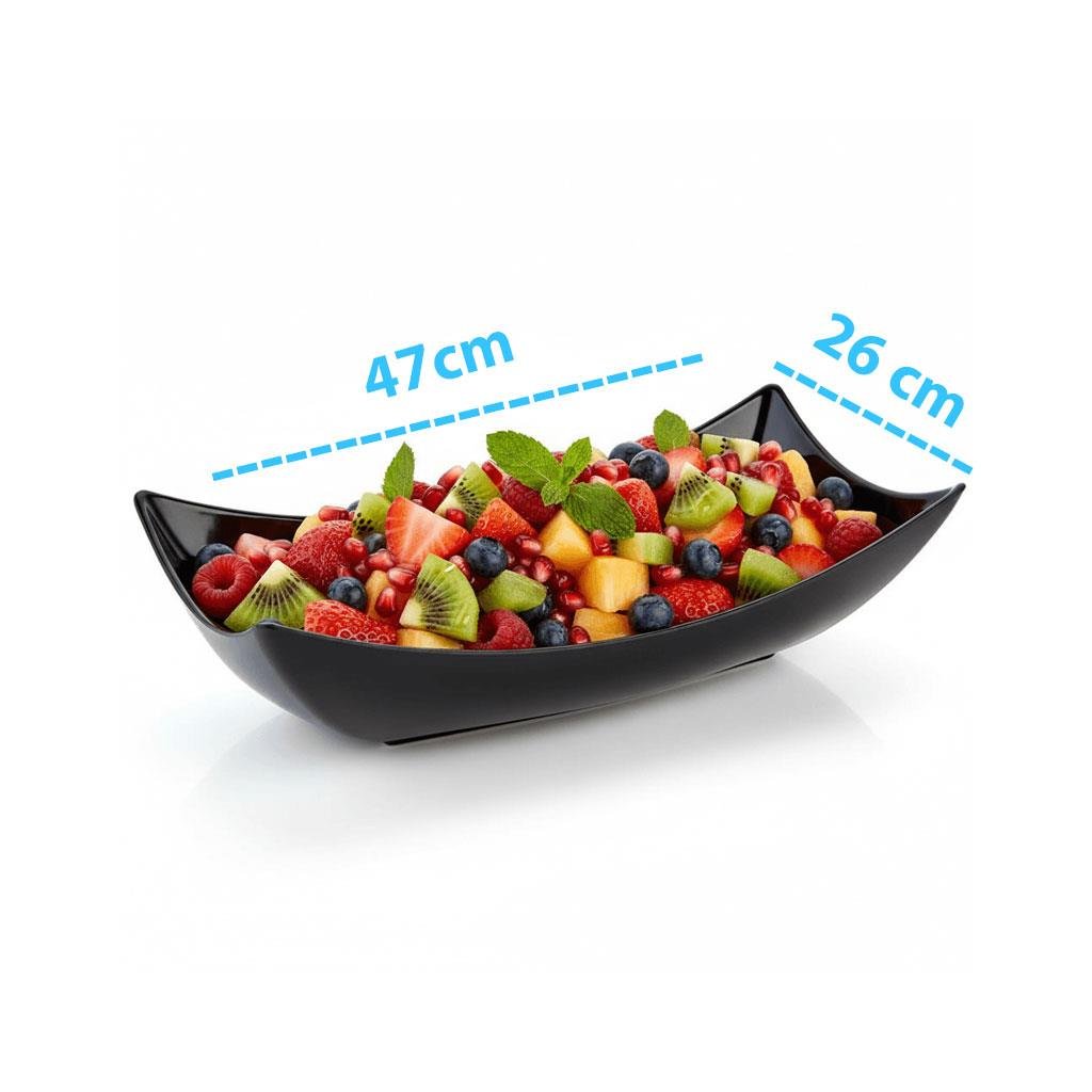 Göreme 541 Termostar Kırılmaz Melamin Servis Tabağı 47x26cm No:3 | ID4928