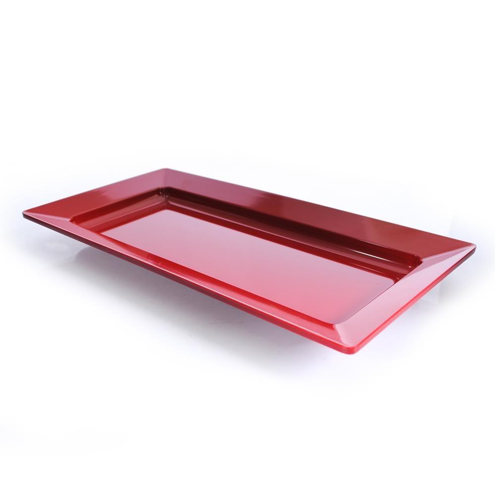 Göreme 547 Termostar Kırılmaz Melamin Açık Büfe Servis Tabağı 43x21cm | ID4924