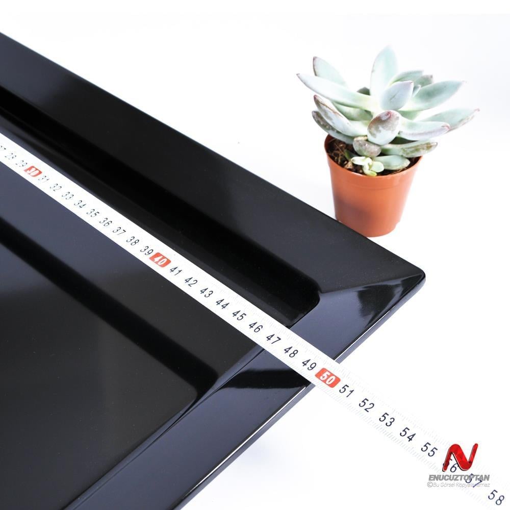 Göreme 548 Termostar Kırılmaz Melamin Açık Büfe Servis Tabağı 50x28cm | ID4925