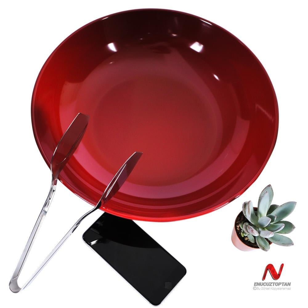 Göreme 549 Termostar Kırılmaz Melamin Yuvarlak Sunum Kasesi 33 cm  ID2980