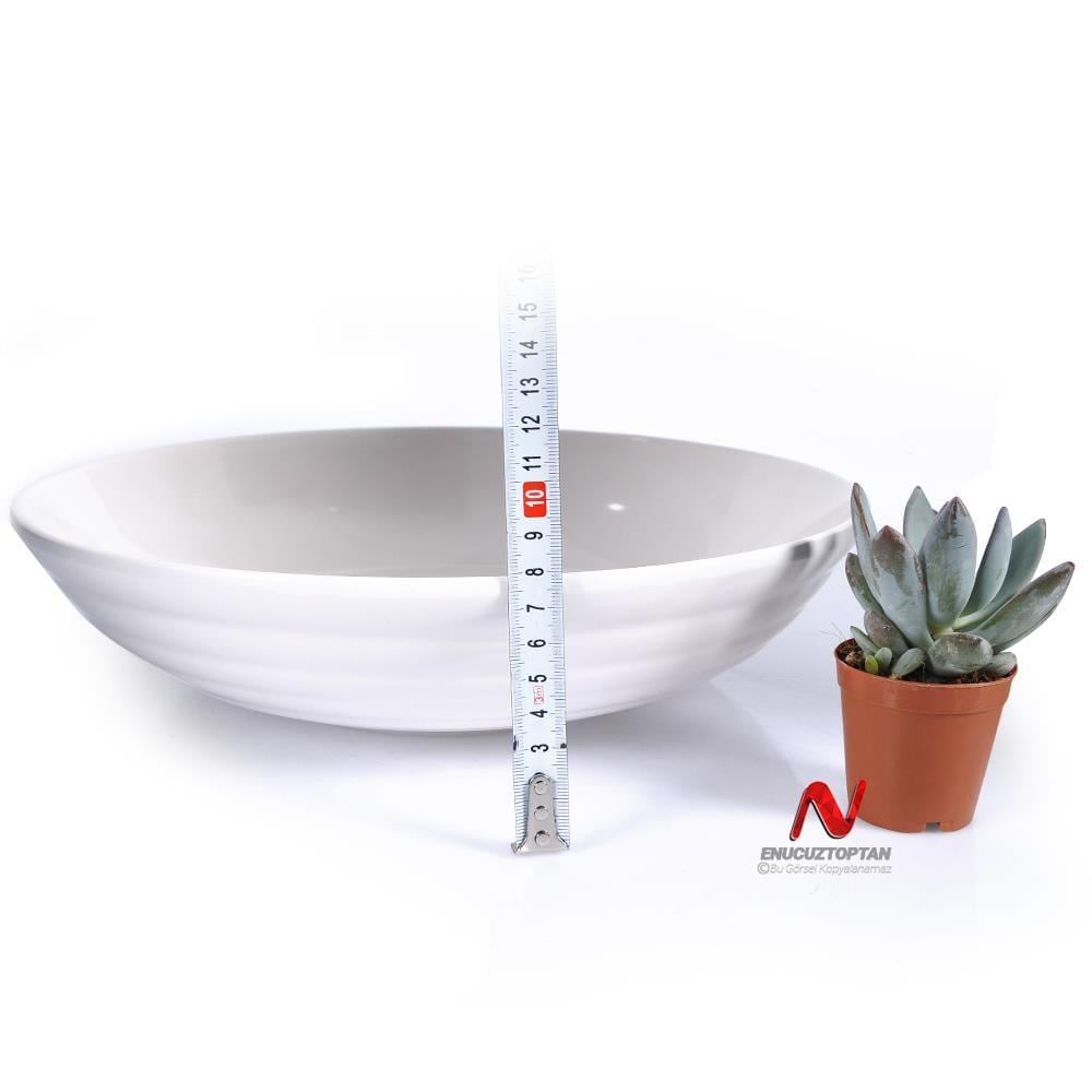 Göreme 549 Termostar Kırılmaz Melamin Yuvarlak Sunum Kasesi 33 cm  ID2980