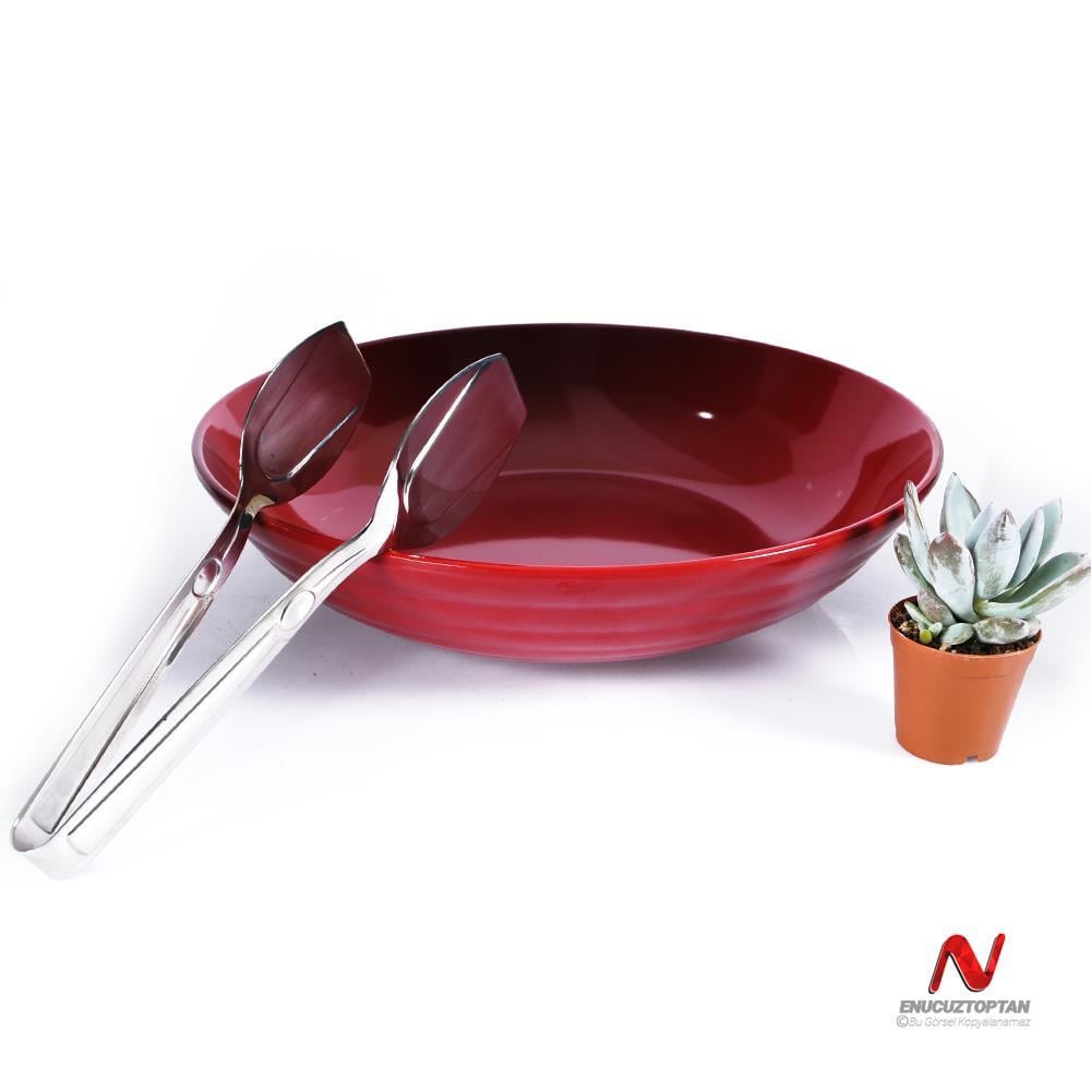 Göreme 549 Termostar Kırılmaz Melamin Yuvarlak Sunum Kasesi 33 cm  ID2980