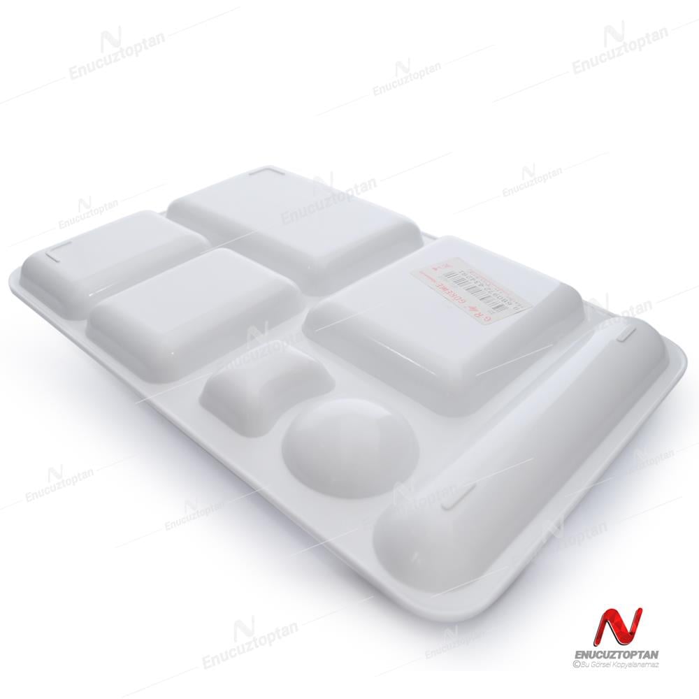 Göreme 562 Termostar Melamin 7 Gözlü Mama Tabldot Tabağı | ID4954