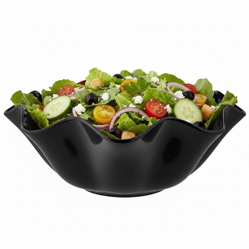 Göreme 564 Termostar Kırılmaz Melamin Flower Bowl Salata Sunum Kasesi No:3 34cm | ID4913