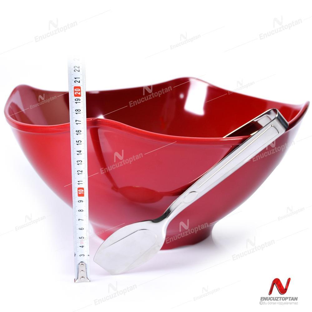 Göreme 565 Termostar Kırılmaz Melamin Diva Bowl Salata Sunum Kasesi 36cm | ID4914