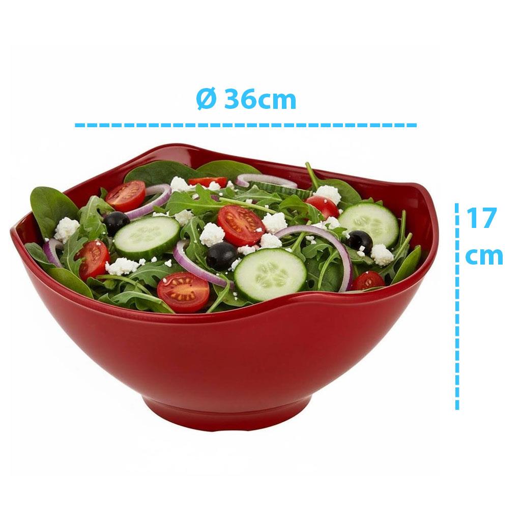 Göreme 565 Termostar Kırılmaz Melamin Diva Bowl Salata Sunum Kasesi 36cm | ID4914