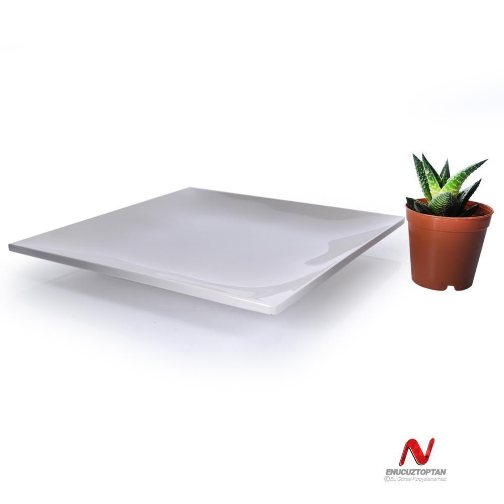 Göreme 569 Termostar Kırılmaz Melamin Form Servis Tabak 21cm | ID4922