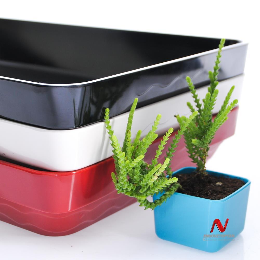 Göreme 571 Termostar Kırılmaz Melamin Açık Büfe Sunum Tepsisi 39x26cm | ID4930