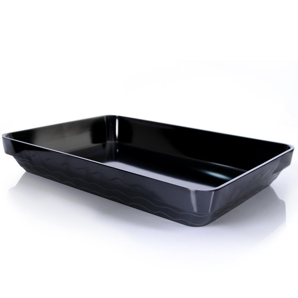 Göreme 571 Termostar Kırılmaz Melamin Açık Büfe Sunum Tepsisi 39x26cm | ID4930