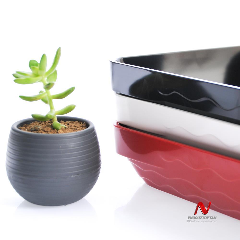 Göreme 571 Termostar Kırılmaz Melamin Açık Büfe Sunum Tepsisi 39x26cm | ID4930