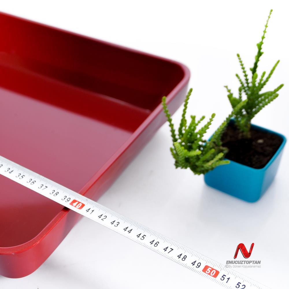 Göreme 571 Termostar Kırılmaz Melamin Açık Büfe Sunum Tepsisi 39x26cm | ID4930