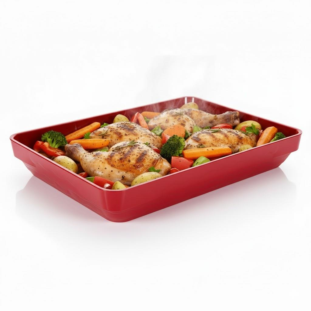 Göreme 571 Termostar Kırılmaz Melamin Açık Büfe Sunum Tepsisi 39x26cm | ID4930