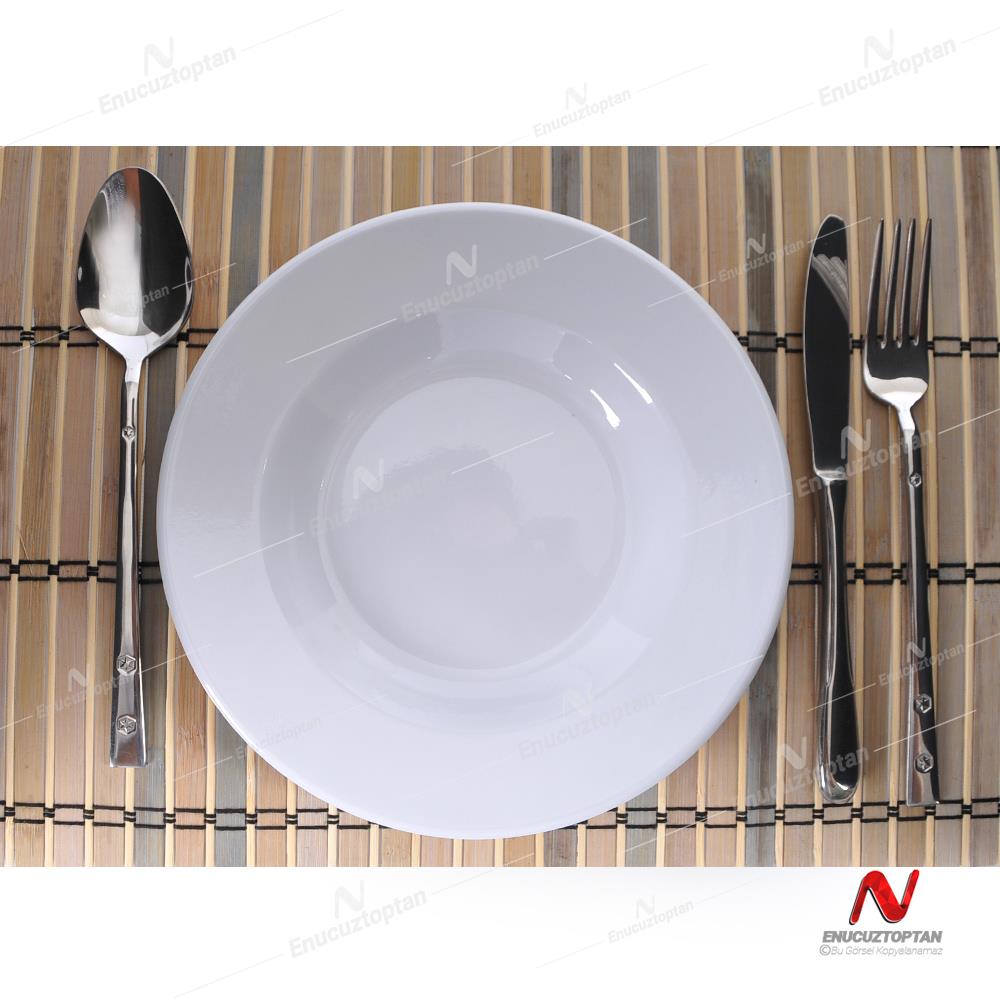 Göreme 580 Kırılmaz Melamin Yemek Tabağı 21cm | ID372