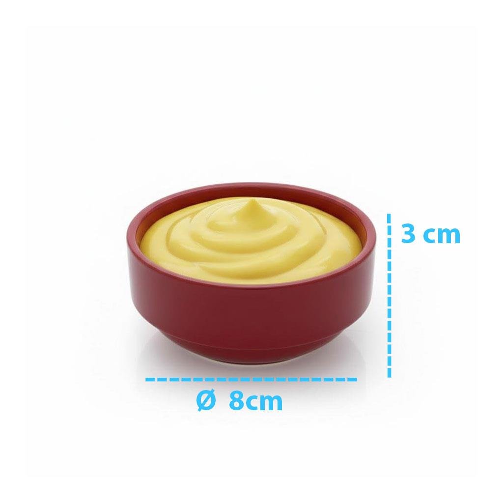 Göreme 582 Termostar Melamin Sosluk Yuvarlak 8 cm | ID4955