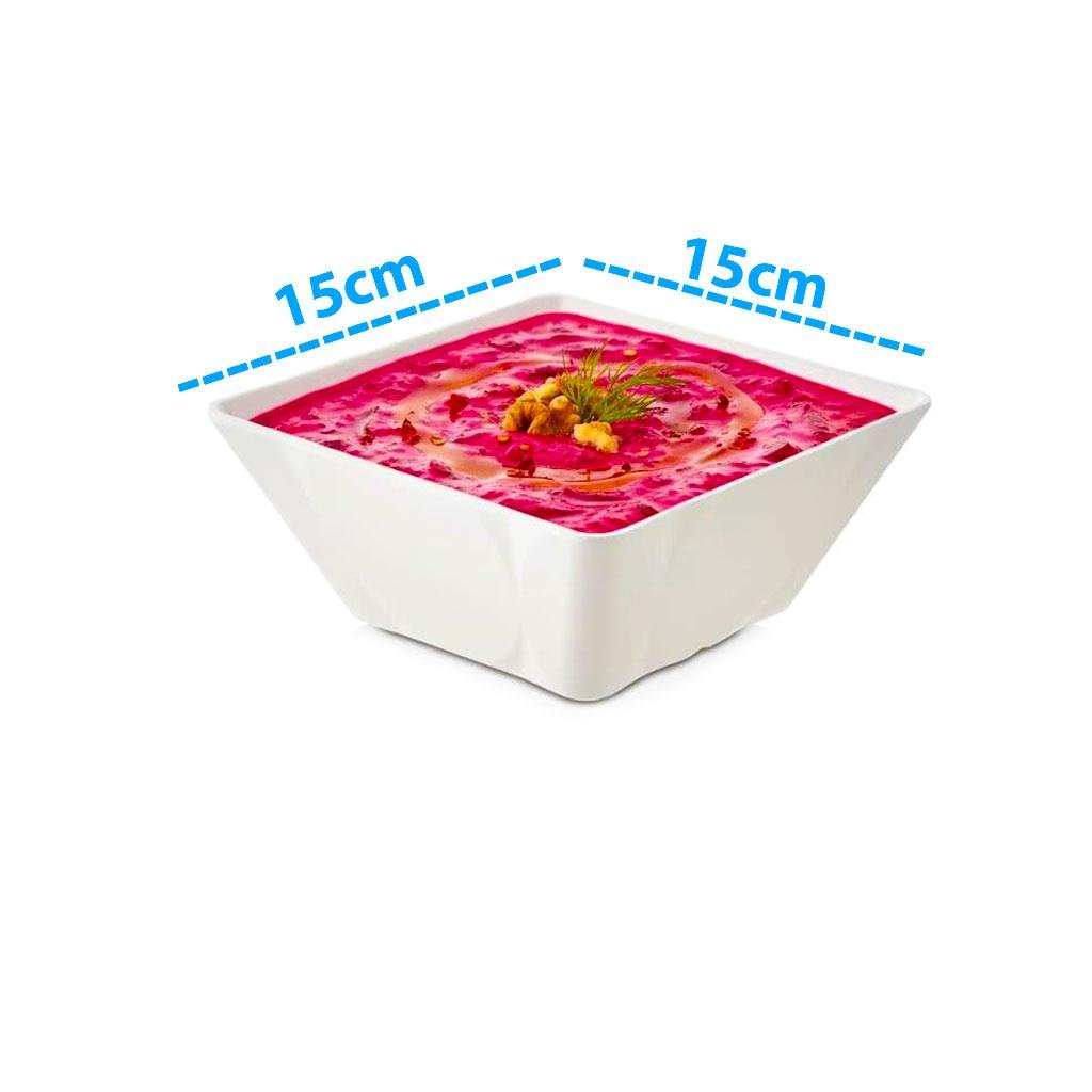 Göreme 583 No:1 Termostar Kırılmaz Melamin Setta Kase 15x15cm 