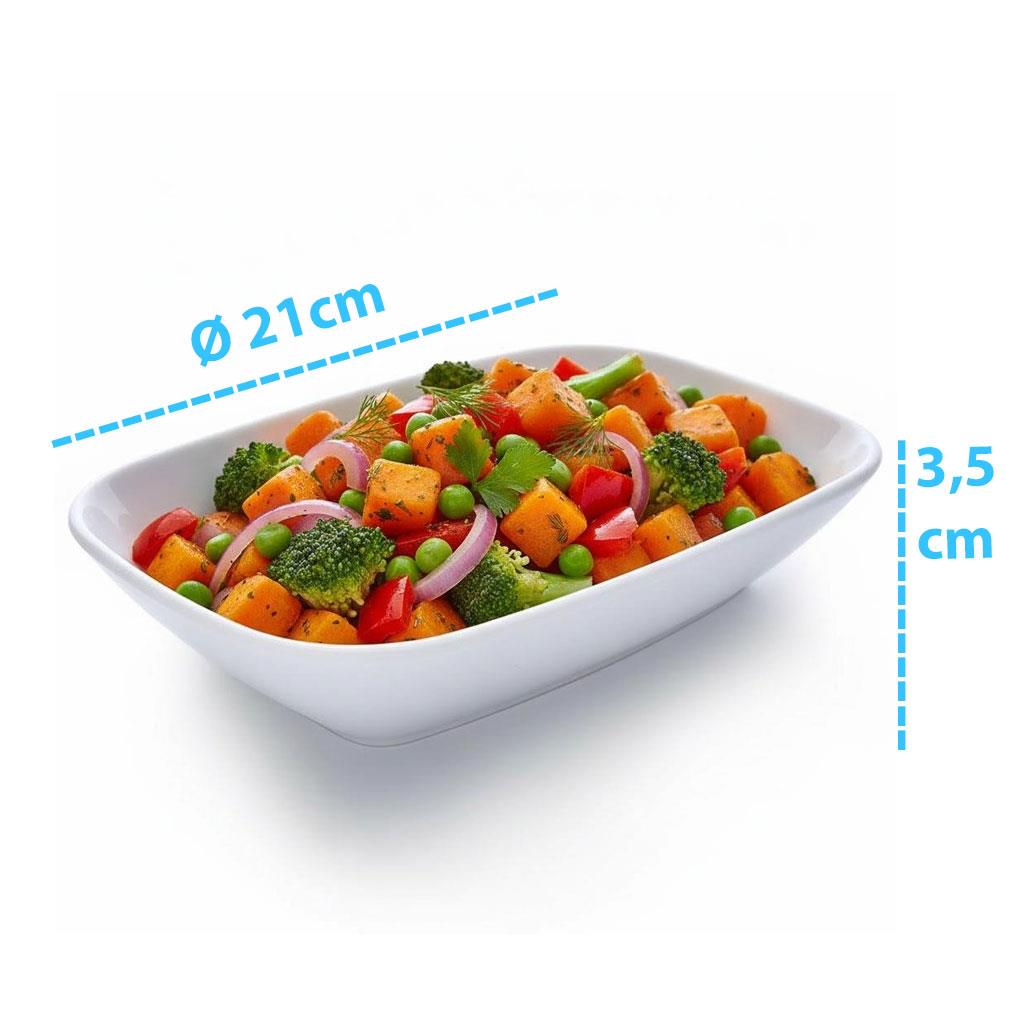 Göreme 583 Termostar Melamin Garnitür Tabak 21cm | ID375