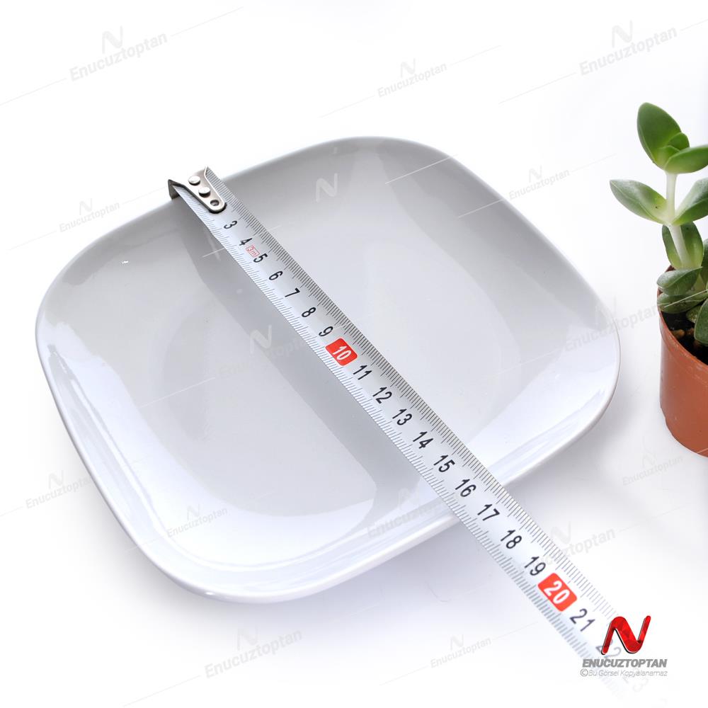 Göreme 592 Termostar Melamin Kare Servis Tabağı 17cm | ID363