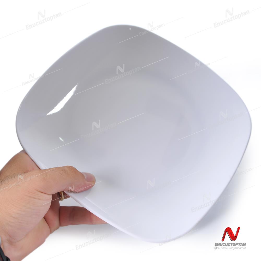 Göreme 595 Termostar Melamin Kare Servis Tabağı 25cm | ID367