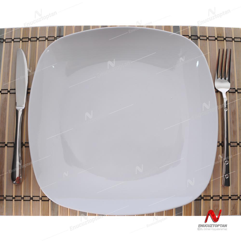 Göreme 596 Termostar Melamin Kare Servis Tabağı 27cm | ID368
