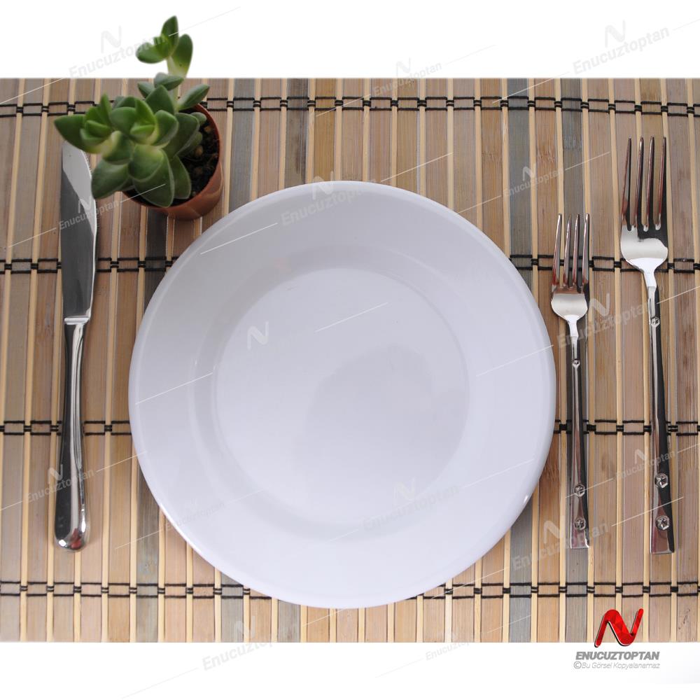 Göreme 599 Termostar Melamin Tatlı Pasta Servis Tabağı 21cm | ID371