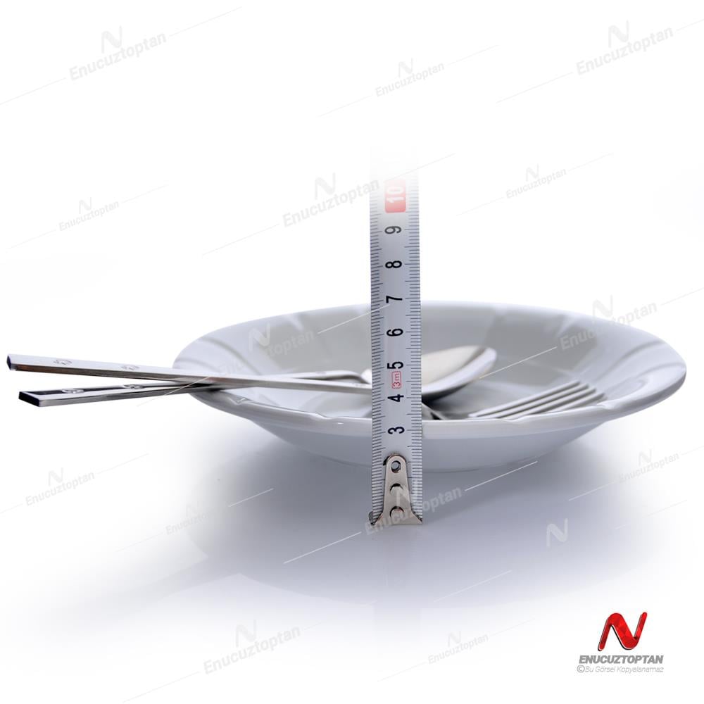 Göreme 604 Kırılmaz Melamin Oluklu Tabak 19 cm | ID2260