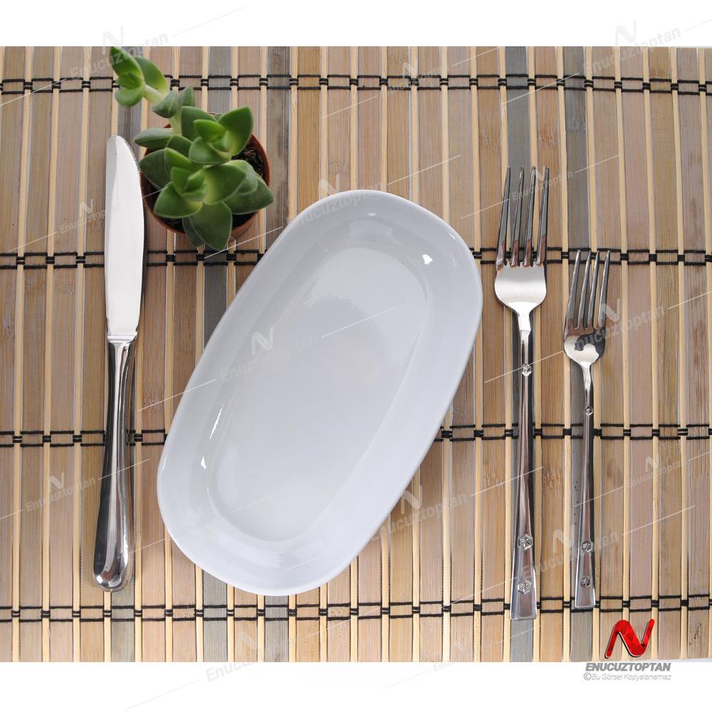 Göreme 606 Termostar Melamin Oval Kayık Tabak - 19x11cm | ID4952