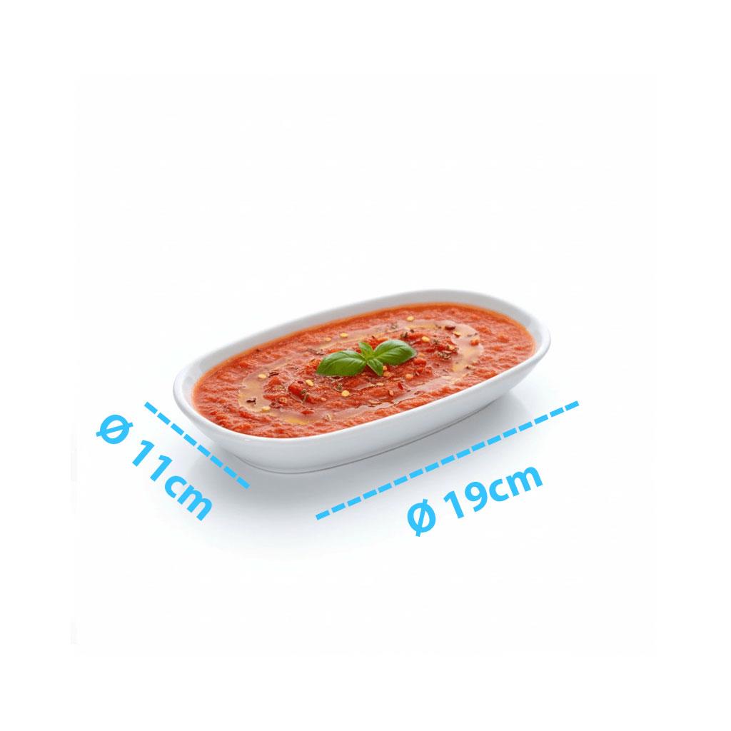 Göreme 606 Termostar Melamin Oval Kayık Tabak - 19x11cm | ID4952